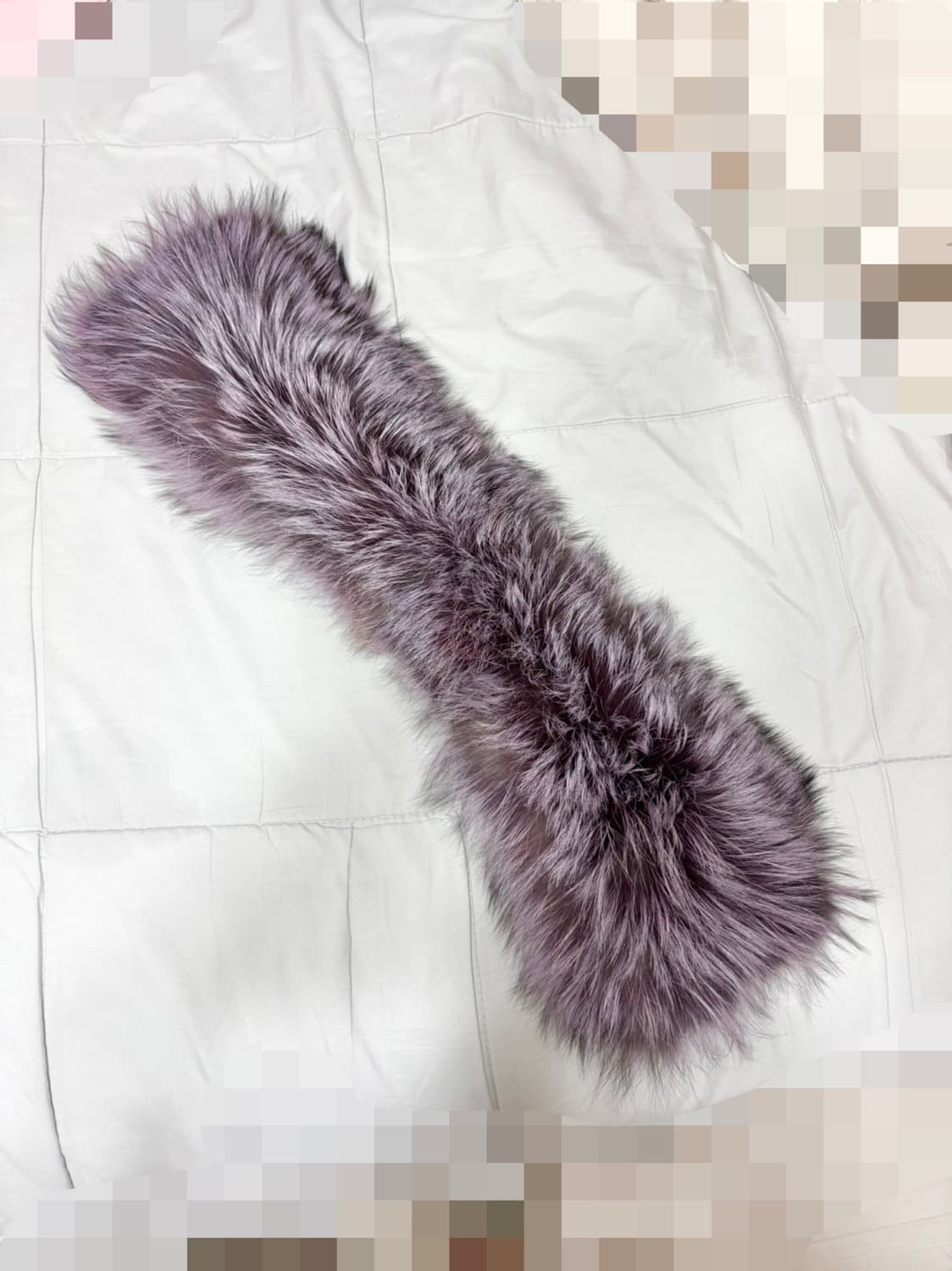 리가ㅡ 새제품/ 천연 폭스 자석 내장형 넥워머/목도리/카라/머플러 상품이미지3