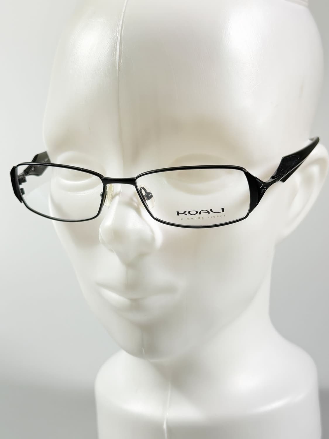프랑스제 KOALI by Morel 블랙 슬림 스퀘어 빈티지 안경 상품이미지8