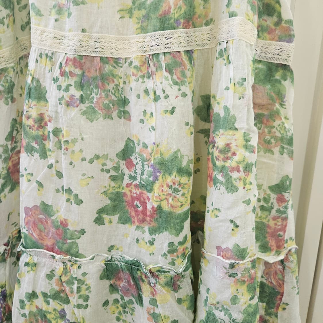 플라워 패턴 롱 원피스 상품이미지4