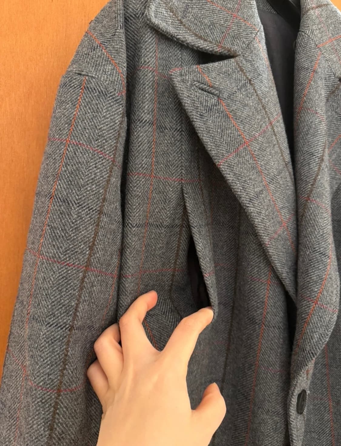 Studio Nicholson 체크 롱 코트 M 상품이미지5