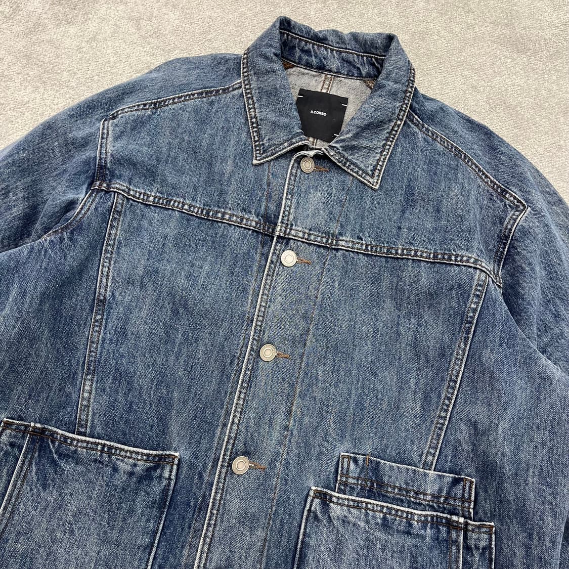 100 21SS 일꼬르소 데님 초어 자켓 상품이미지2
