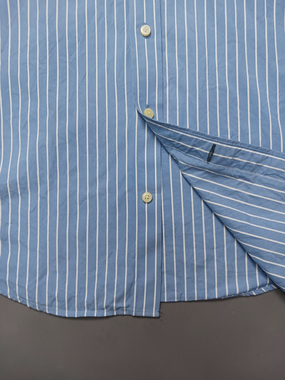 [2XL] 아베크롬비 앤 피치 머슬핏 블루 버튼다운 셔츠 상품이미지3