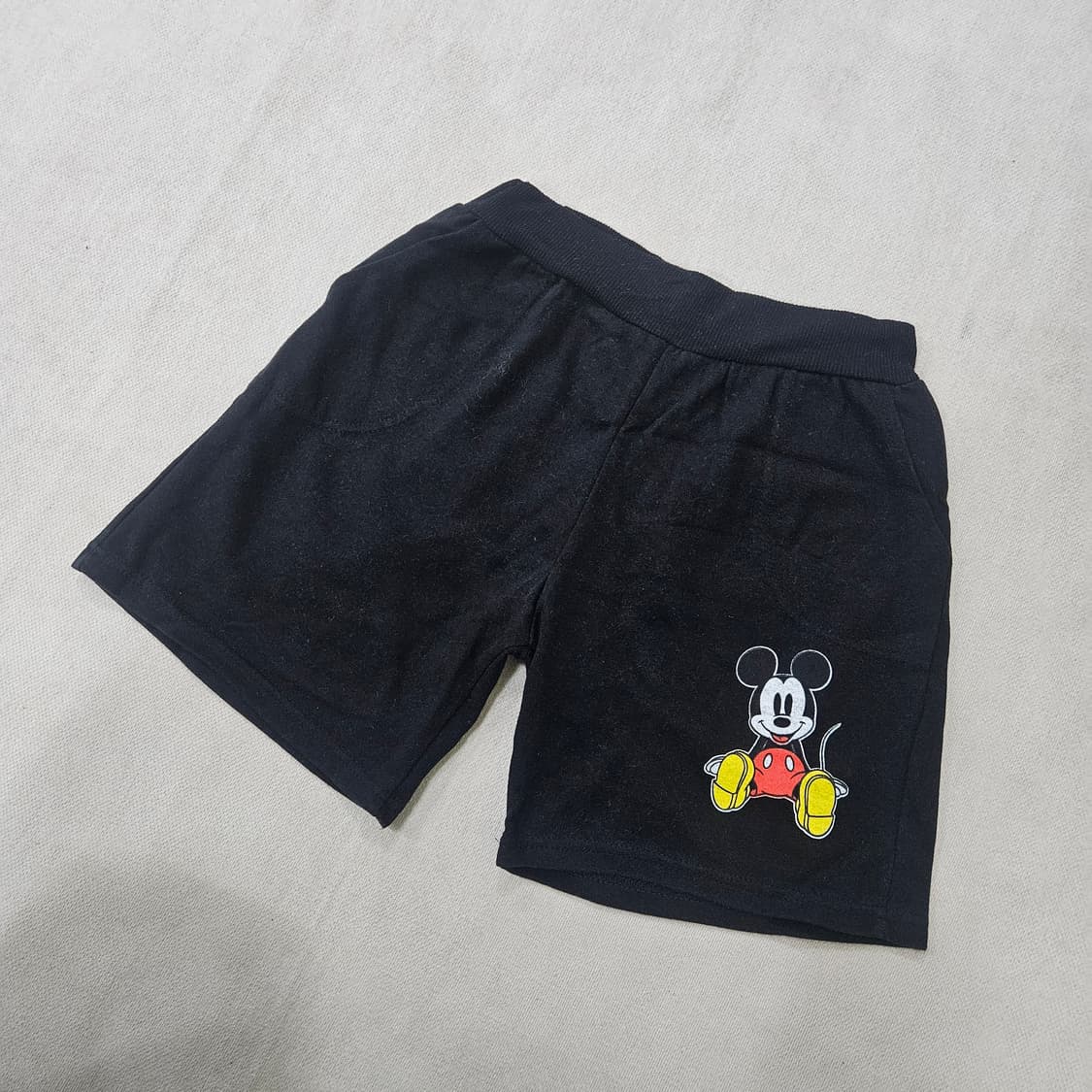 실측확인 빈티지 키즈 미키마우스 반바지 0402Y 상품이미지1