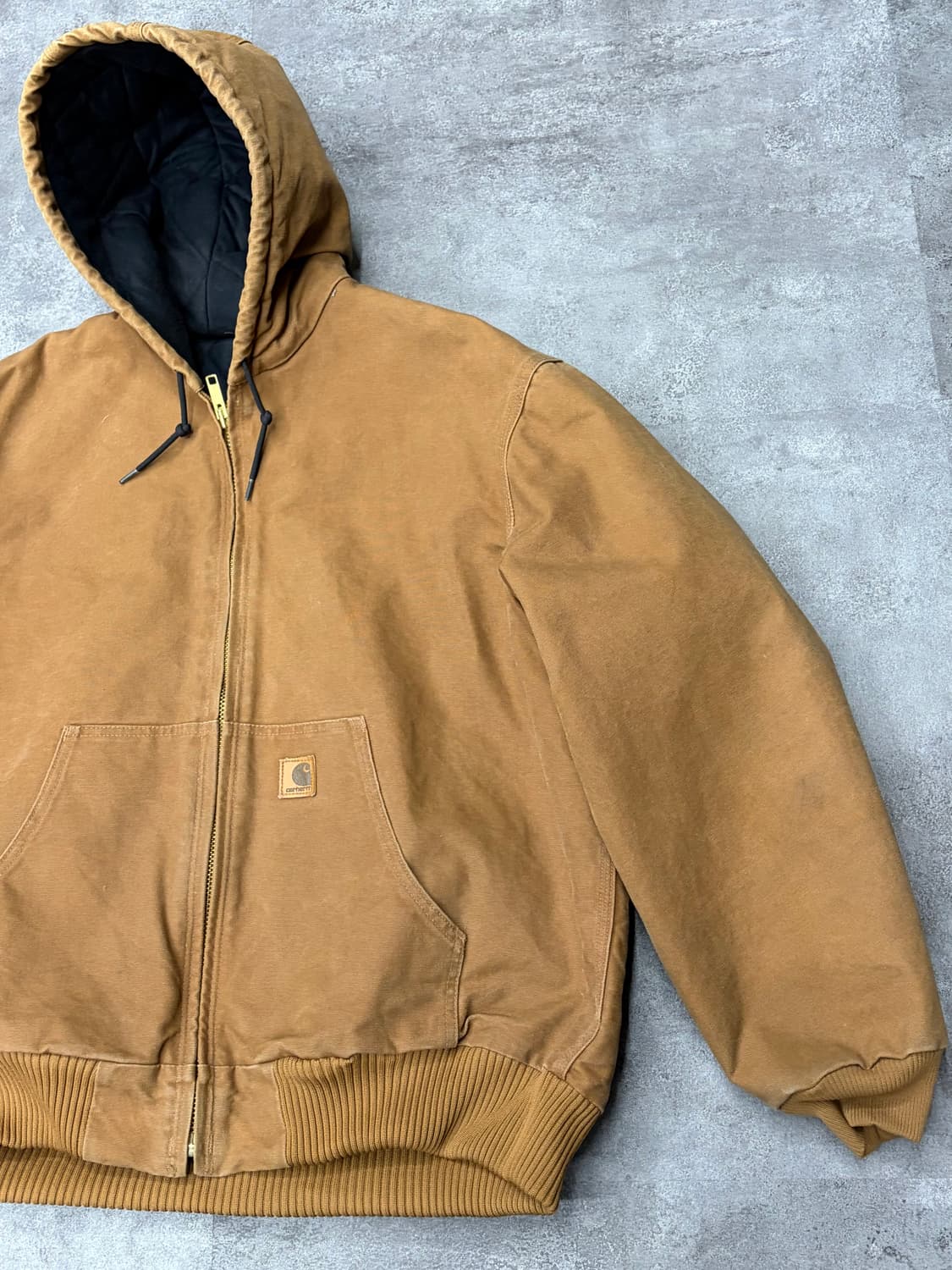 칼하트 덕 액티브 자켓 j130 brn 브라운 자켓 상품이미지3