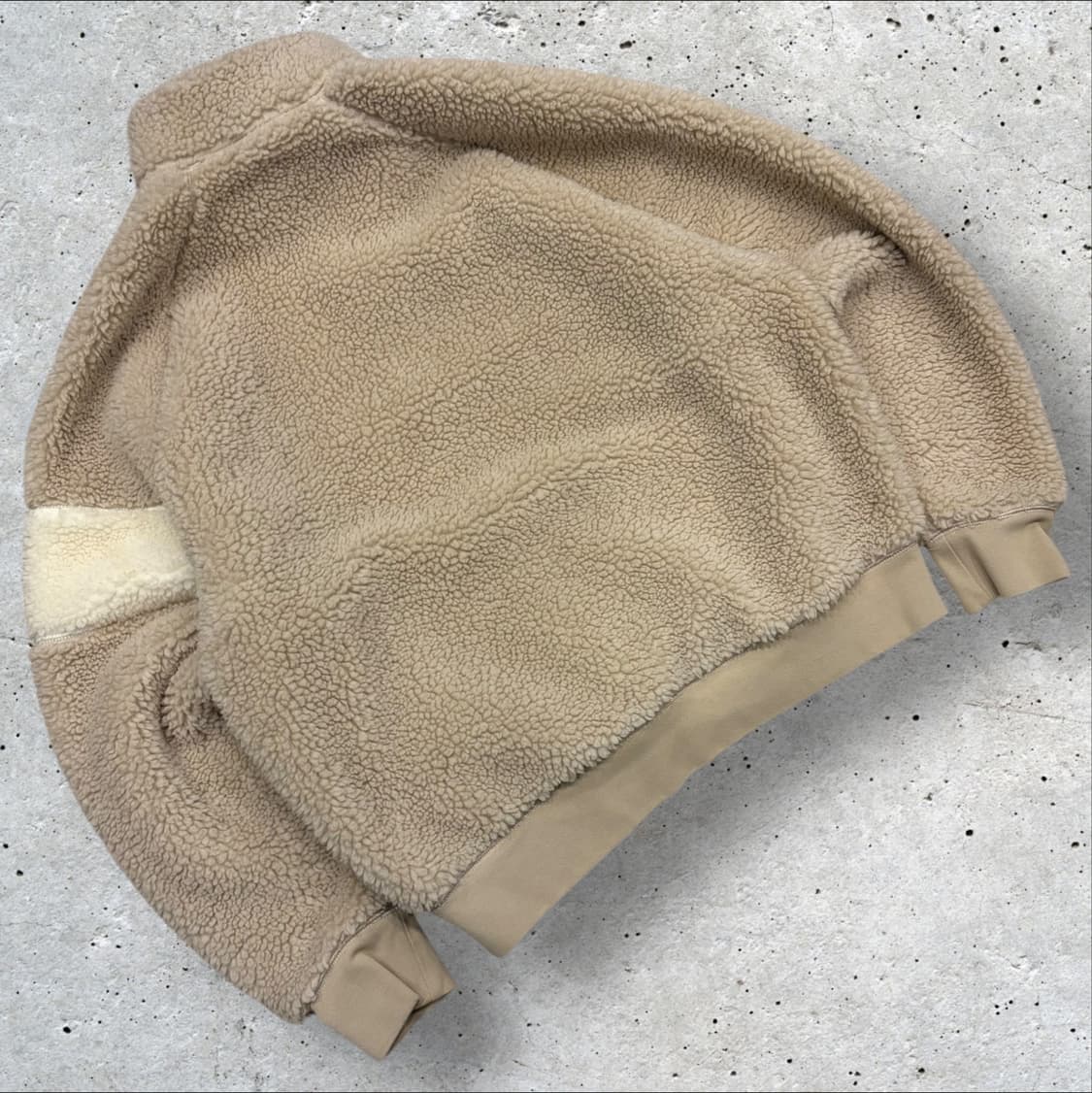 [M] 아디다스 윈터 뽀글이 플리스 하프집업 베이지 B886 상품이미지2