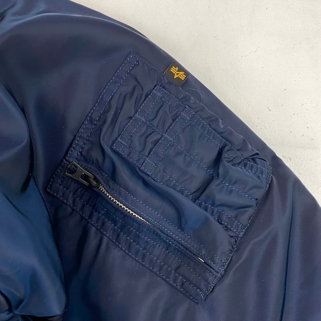  알파인더스트리 네이비 Ma-1 항공 봄버 자켓 (103)  ﻿ 상품이미지5