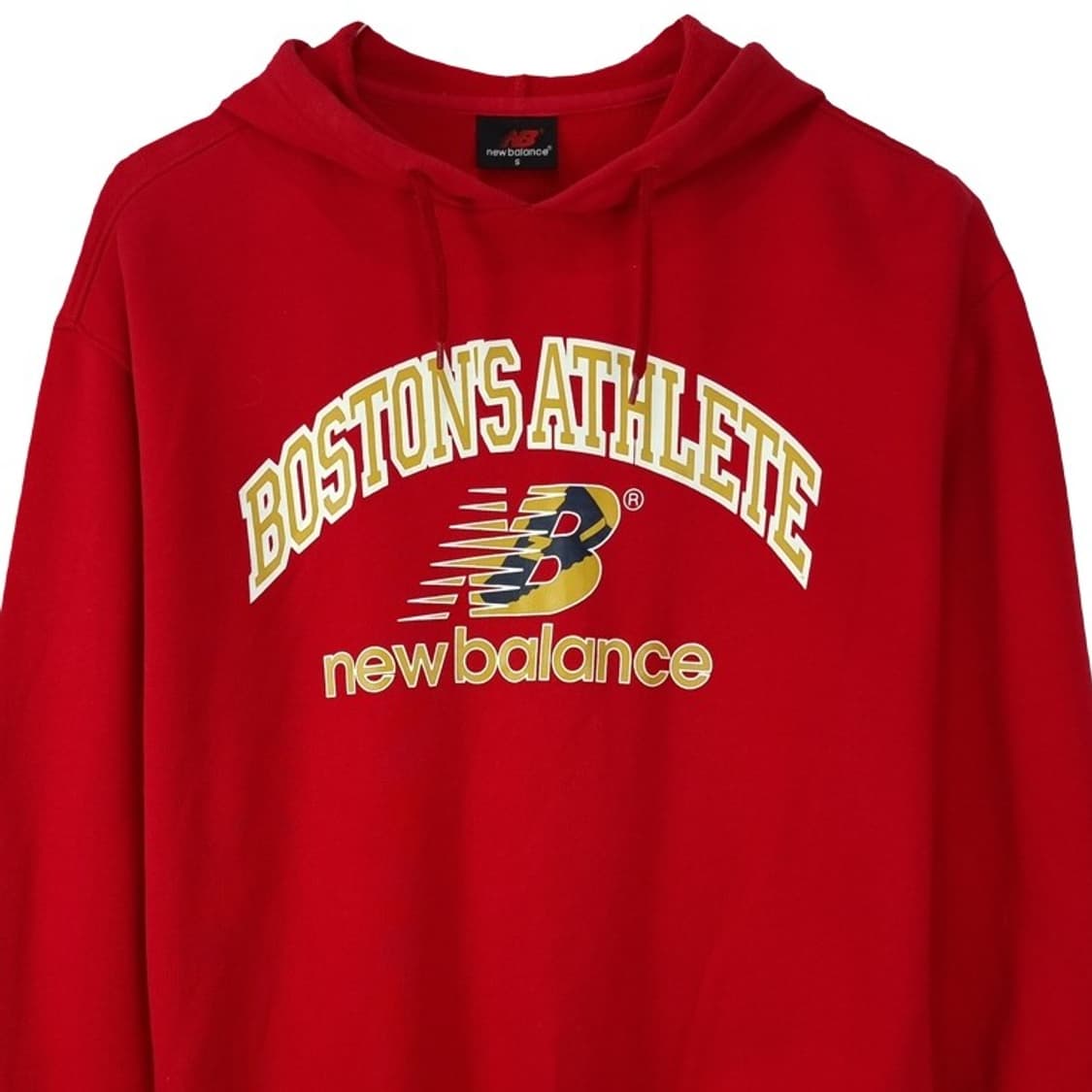 [뉴발란스 재팬] 그래픽 프린팅 오버핏 후드티 레드 M18552 상품이미지4