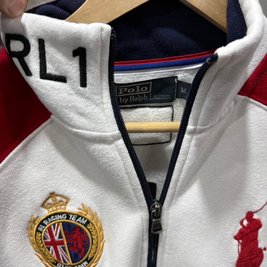 M 폴로 랄프로렌 빅포니 RL1 레이싱 집업 자켓 상품이미지3