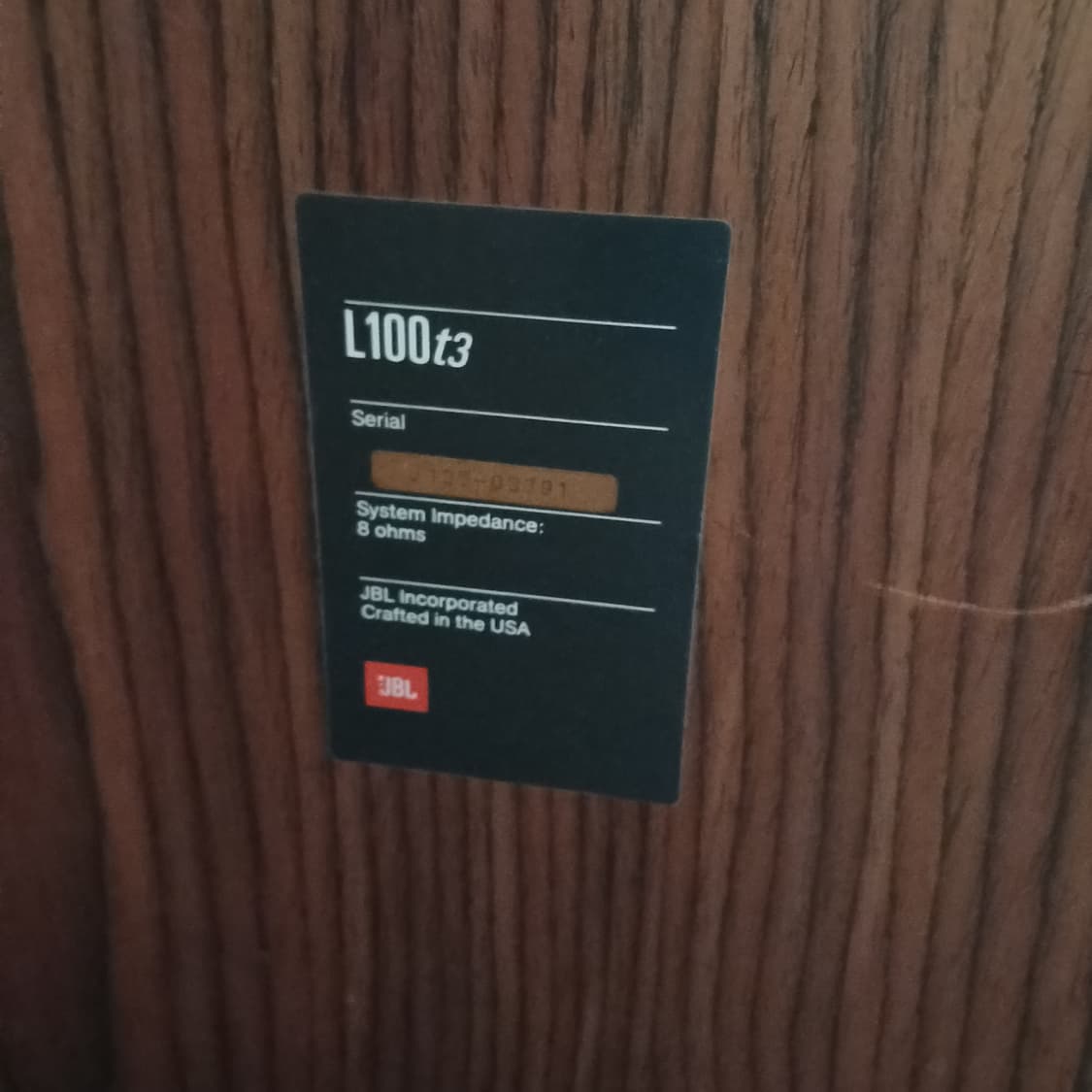JBL L100t3 스피커 팝니다! 가격제시 상품이미지4