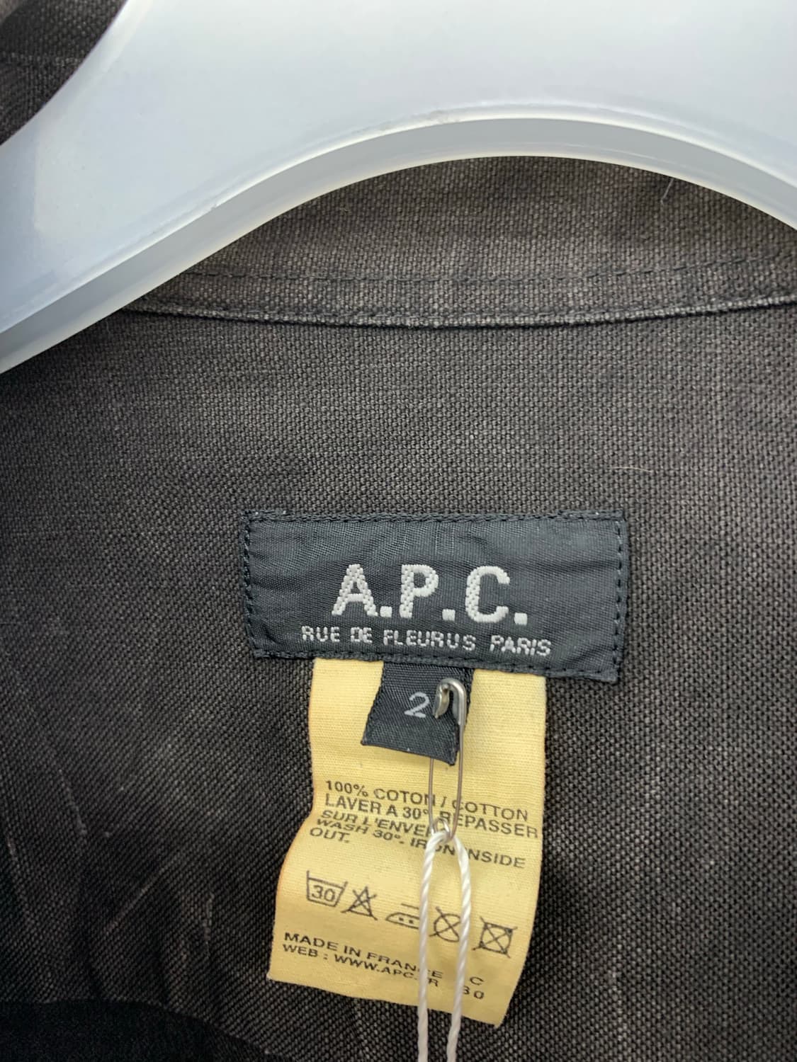 아페쎄 90s 크랙 셔츠(made france) 상품이미지10