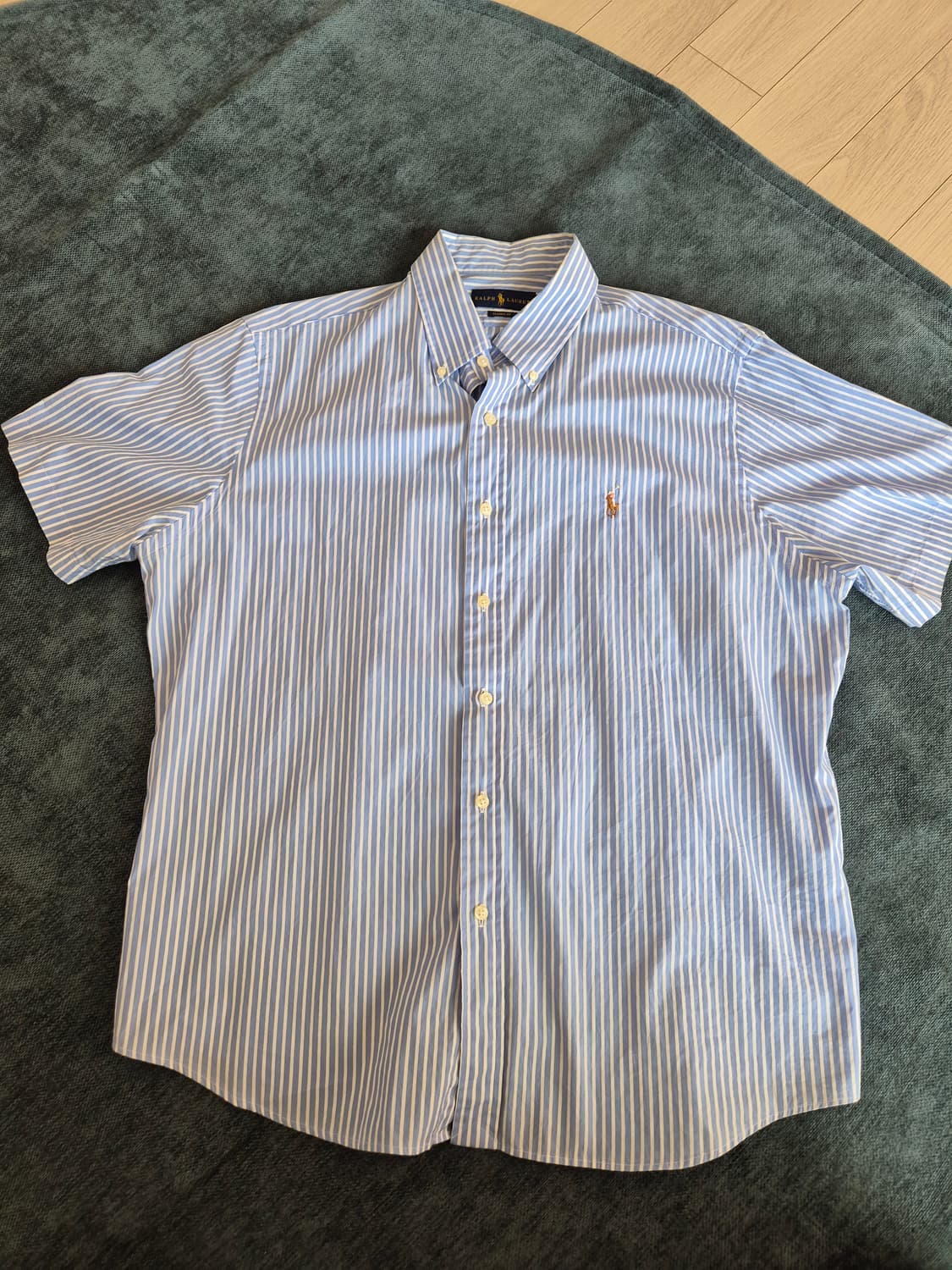 폴로 스트라이프 반팔 클래식핏 셔츠 xl 상품이미지3