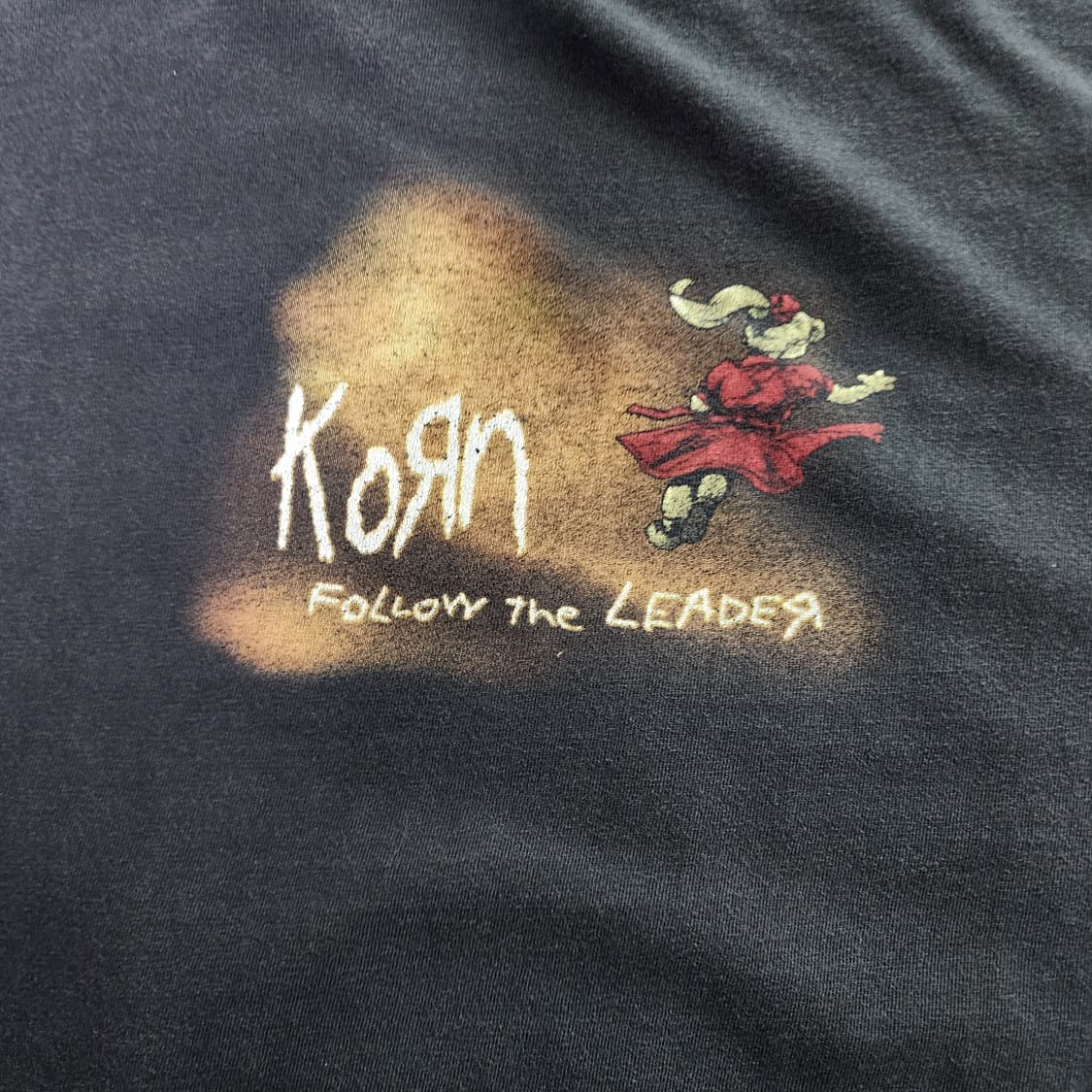 [L] 90s 콘 Korn 빈티지 밴드티 ver. 데미지 상품이미지8