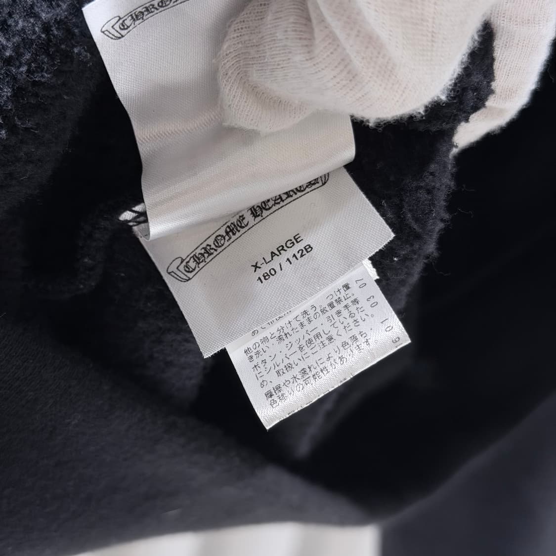 (A / XL) / 크롬하츠 홀스슈 플로랄 블랙 후드티셔츠 상품이미지8