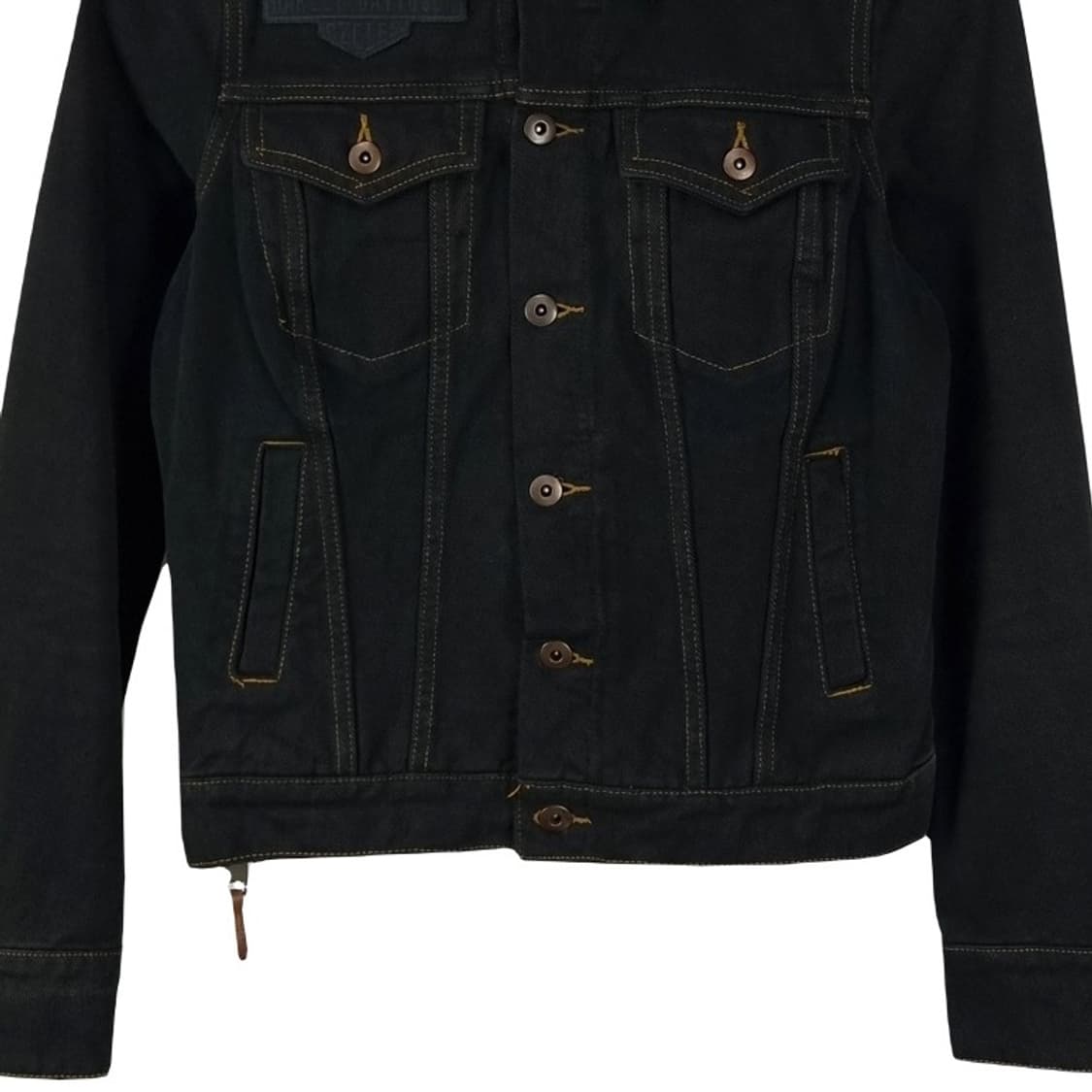 [할리데이비슨] 뒷판 빅로고 빈티지 데님 자켓 상품이미지5