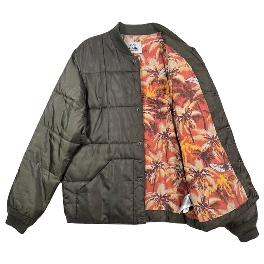 퀵실버 빈티지 아카이브 퀼팅 블루종 점퍼 M 상품이미지5