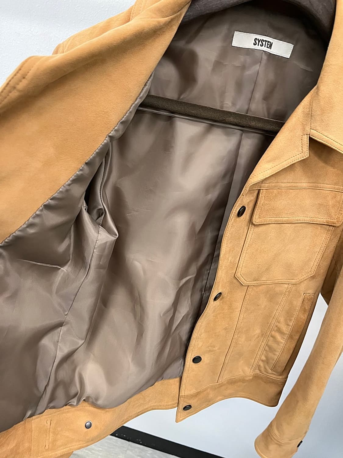 슬림95) 시스템옴므 스웨이드 트러커 상품이미지4