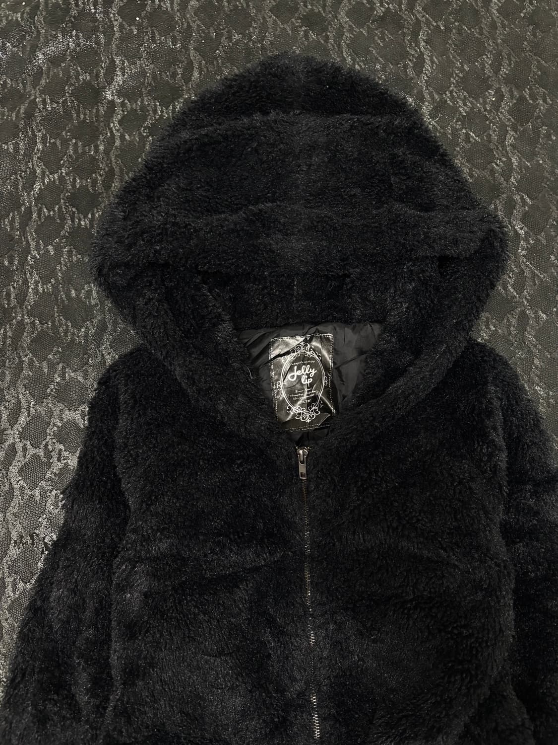 “Vintage” Y2K Black Fleece Over-Hoodie Z 상품이미지7