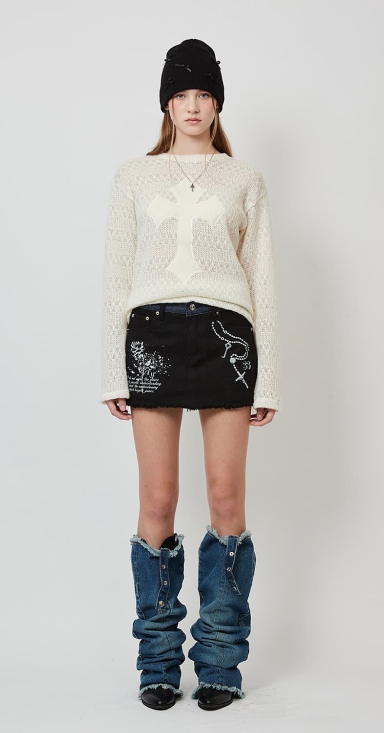 크랭크 스커트 VINTAGE PRINTED SKIRT PANTS 상품이미지2