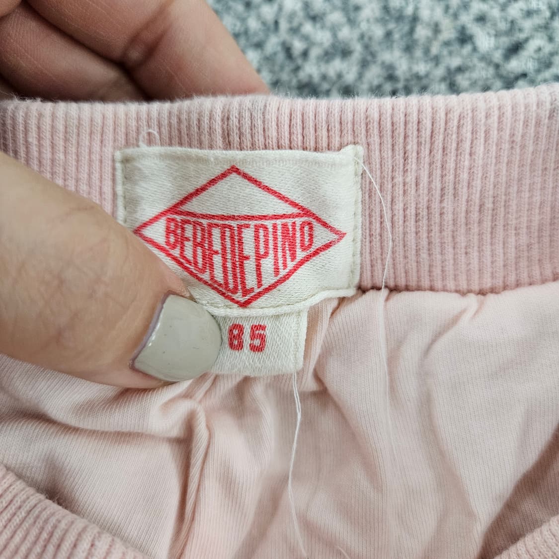 [85] 베베드피노 키즈 하트 덤블 퍼 팬츠 1104JM3 상품이미지3