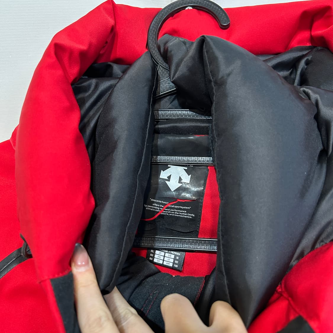 데상트 아우디 스키팀 패딩 105 상품이미지2