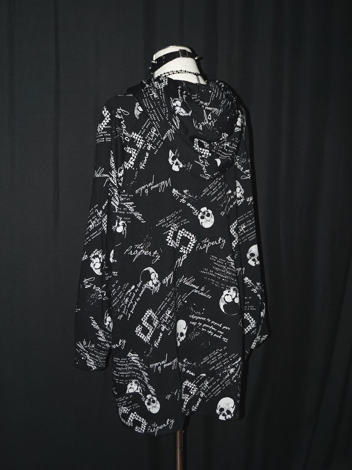 (paleo2) gothic punk zip-up hoodie  상품이미지6