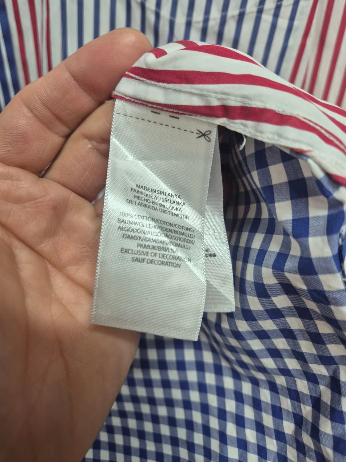 폴로 컬러블락 셔츠 상품이미지4