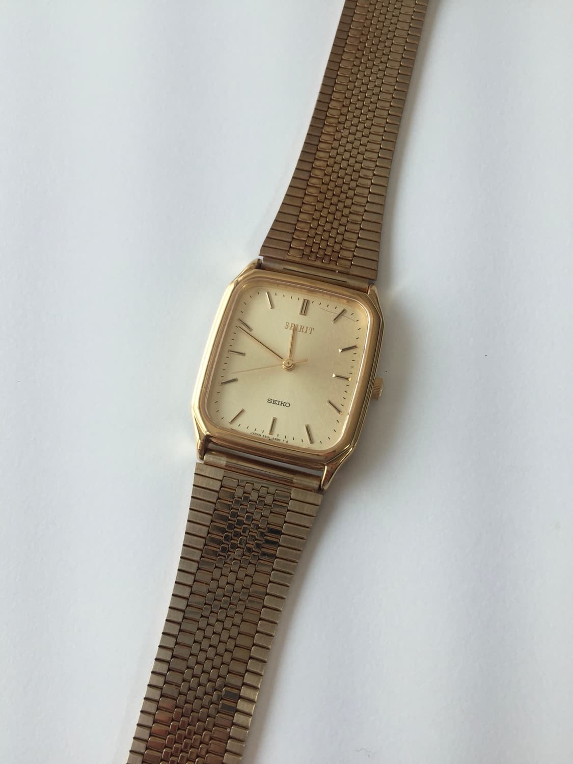 90s seiko spirit square gold 상품이미지7