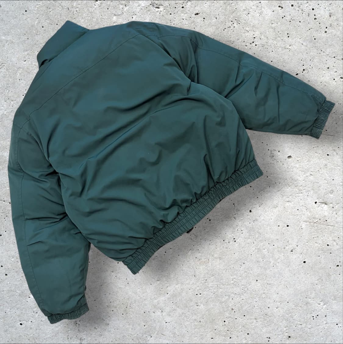 [L] 90s 나이키 삼나스포츠 리버시블 블랙 그린 빈티지 패딩 B327 상품이미지3