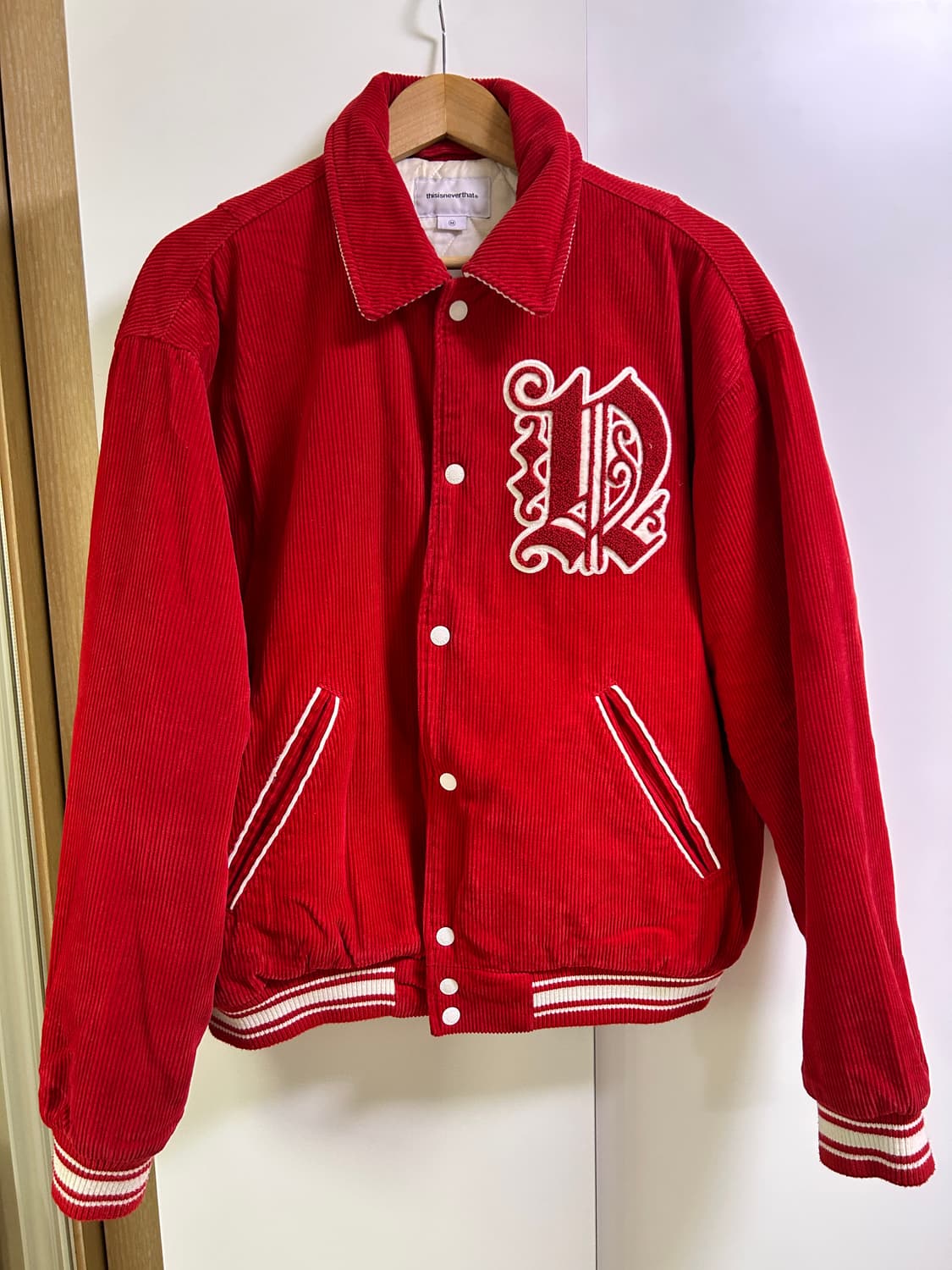 디스이즈네버댓 레드 바시티 m 상품이미지1