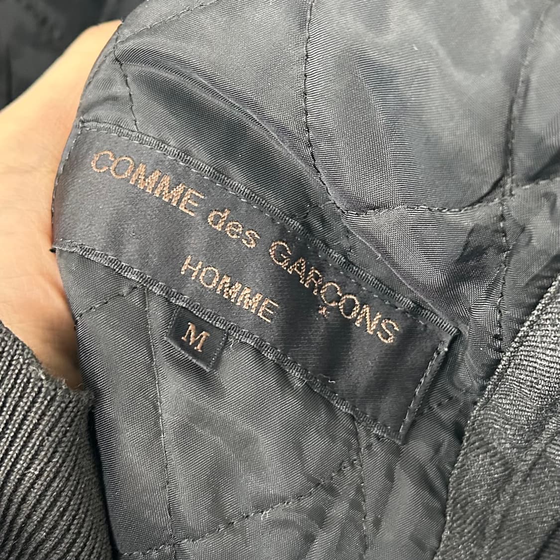 꼼데가르송 옴므 90s 헤링본 봄버 자켓 상품이미지7