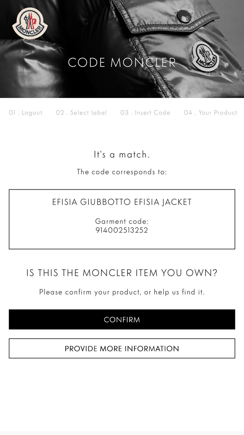 0/ 몽클레어 EFISIA 나일론 후디 바람막이 자켓 상품이미지2