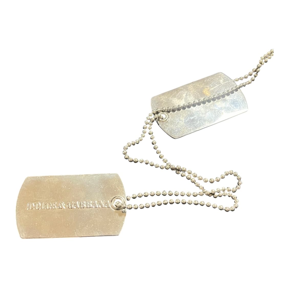 Dolce & Gabbana 로고 각인 군번줄 목걸이 상품이미지2