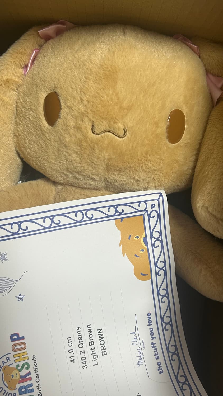산리오 시나모롤 모카 빌드어베어 상품이미지5