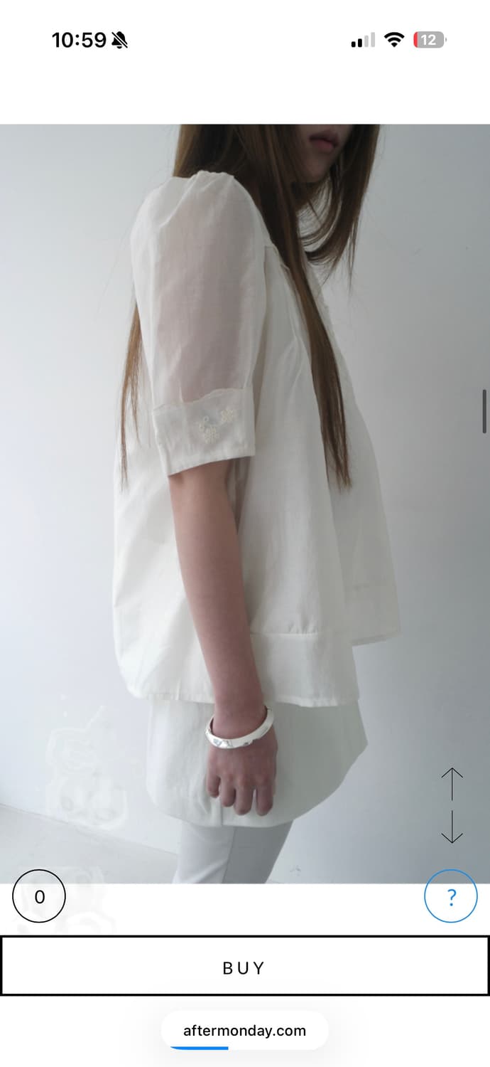 키야기 에프터먼데이 floral blouse set 블라우스 상품이미지7