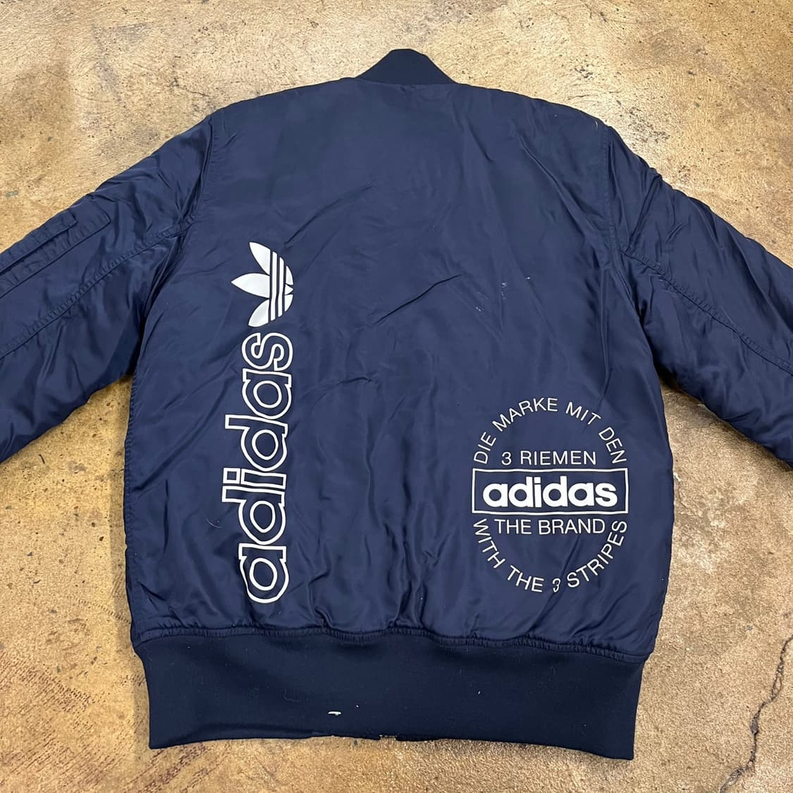 [정품/90] 아디다스 퀄팅 누빔 파이어버드 ma-1 항공자켓 b19 상품이미지4