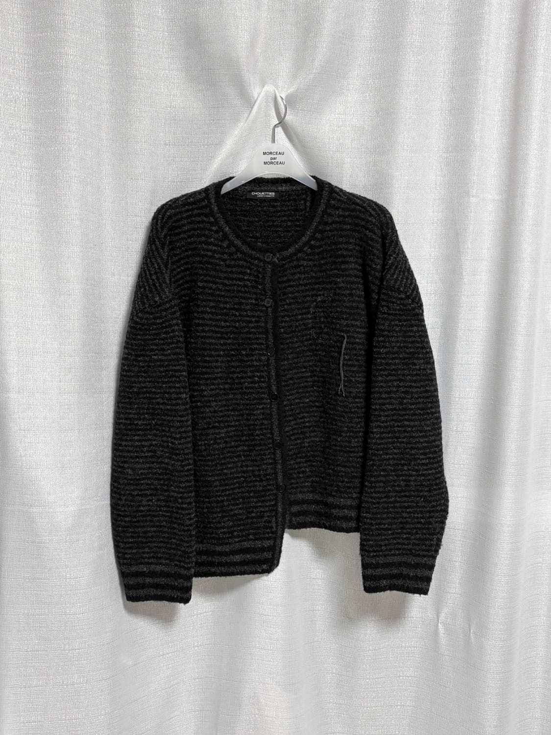 럭키슈에뜨 언발 스트라이트 가디건+퍼벨트 상품이미지4