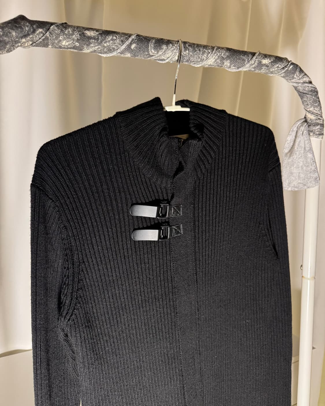 two buckle knit zip up 상품이미지2