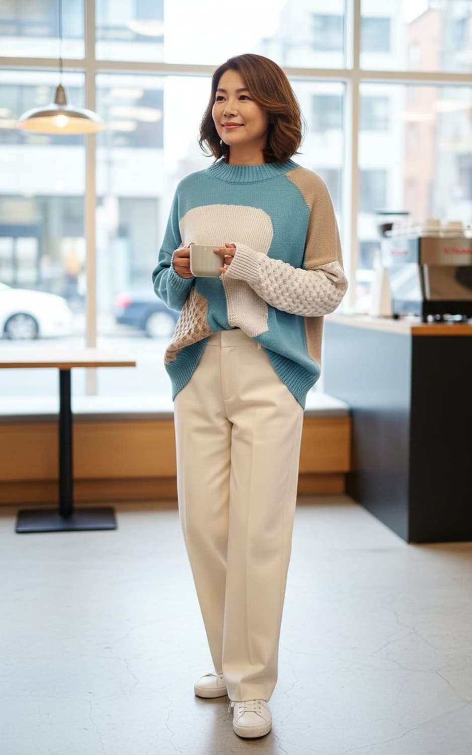 66/77.COS 케이블 블럭니트 상품이미지1