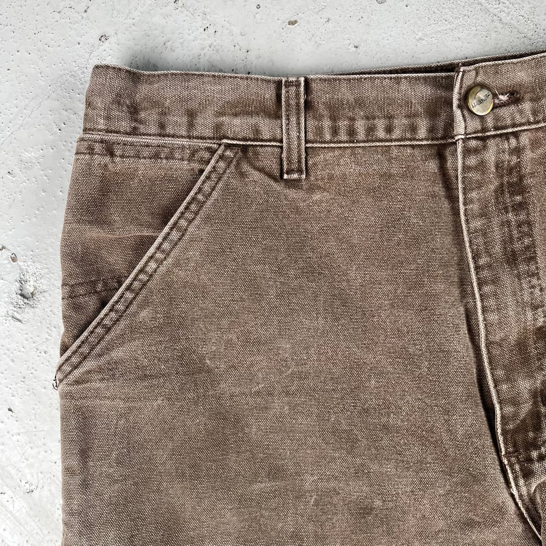 빈티지 올드 칼하트 체스트넛 싱글니 카펜터 팬츠 B12CHT 상품이미지3