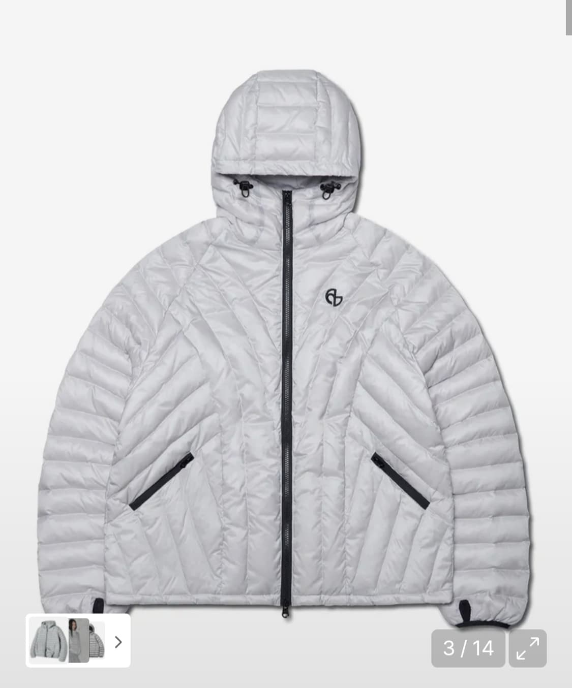 오와이 경량패딩 상품이미지1