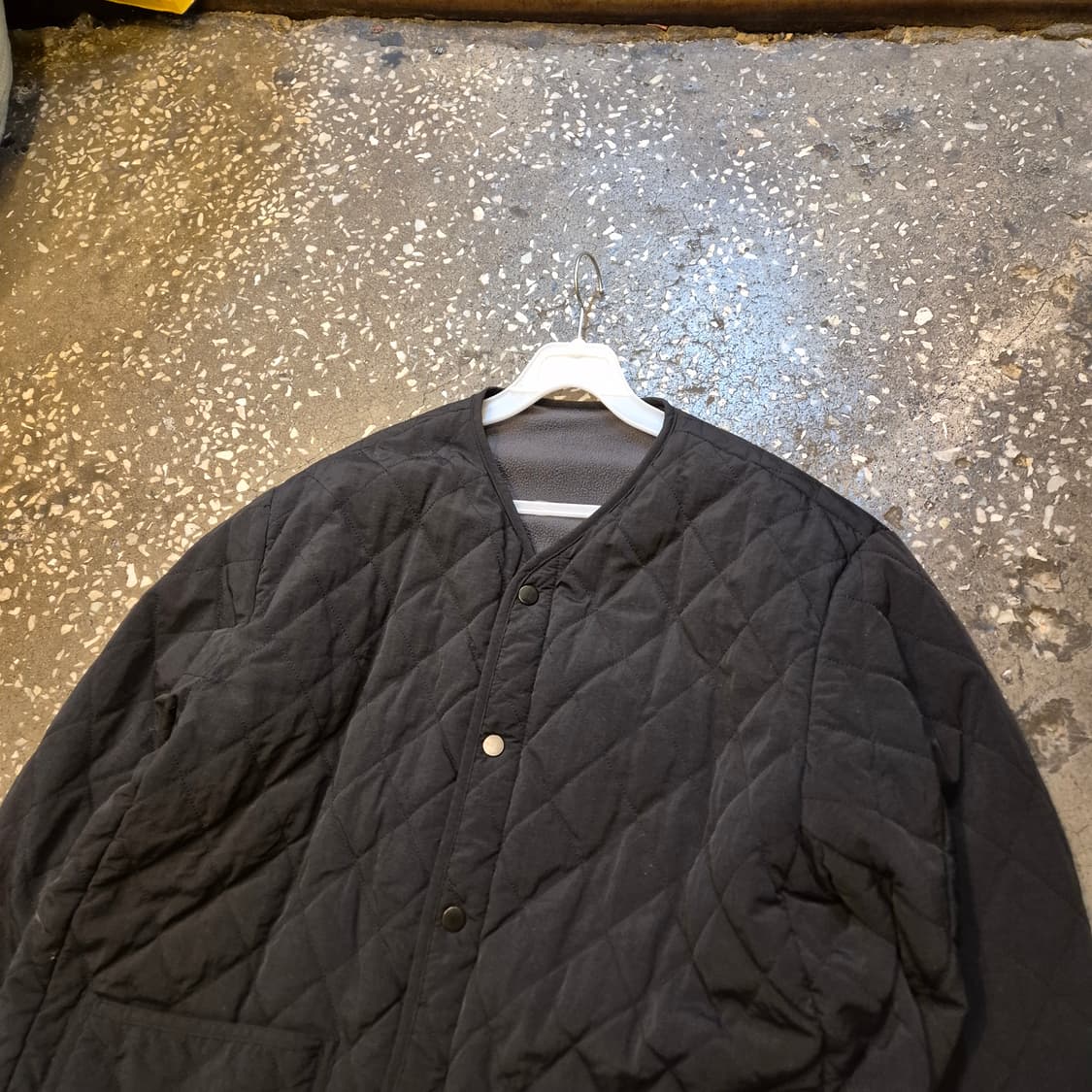 M~L 블랙 퀼팅자켓  상품이미지4