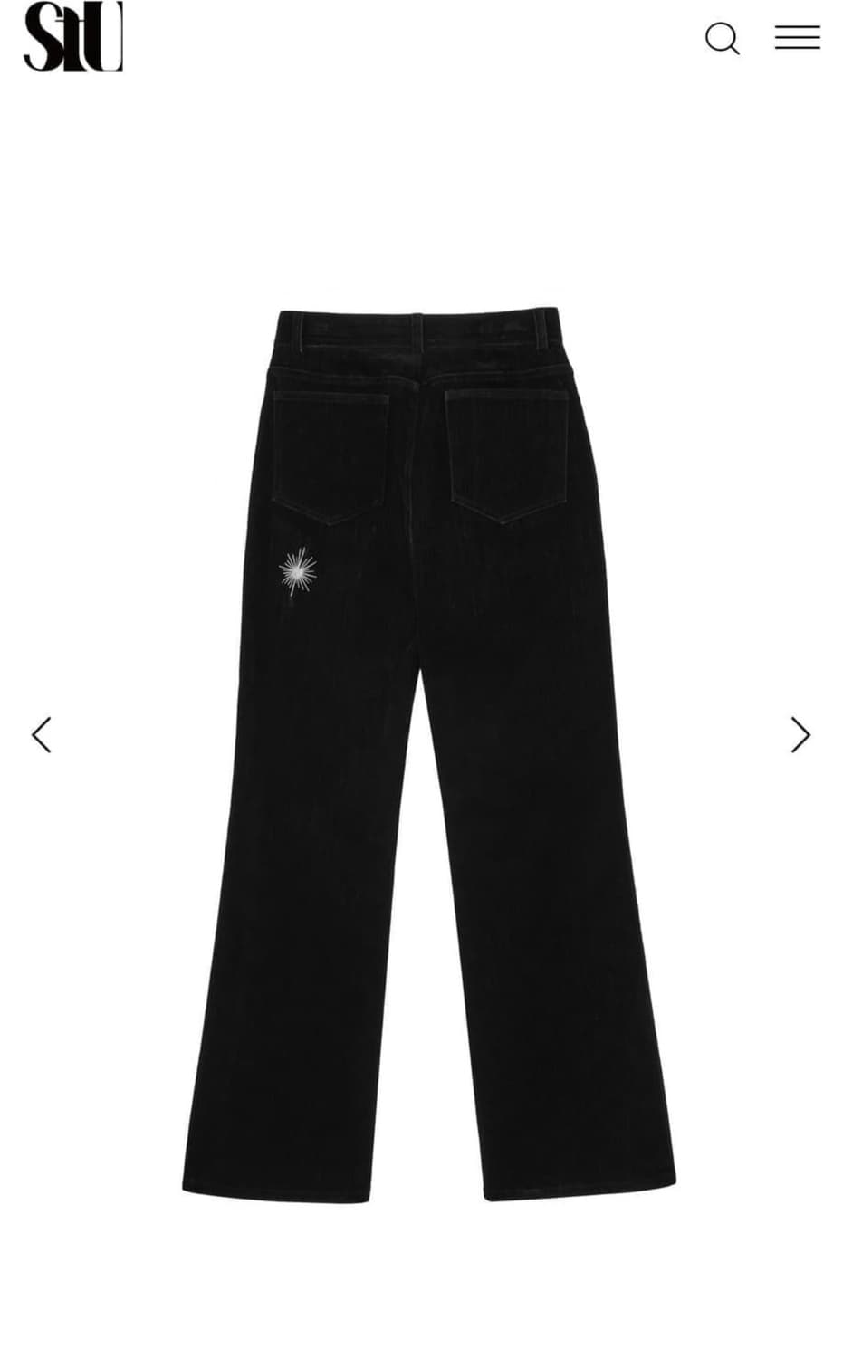 stu 벨벳데님 팬츠 (Msize) 교환 상품이미지1