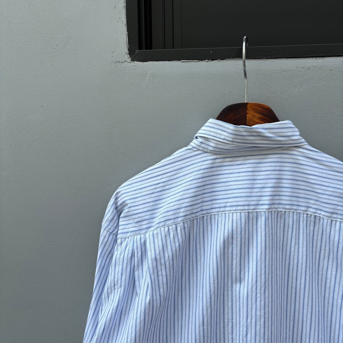 꼼데가르송 옴므 듀스 멀티 블루 스트라이프 셔츠 상품이미지4