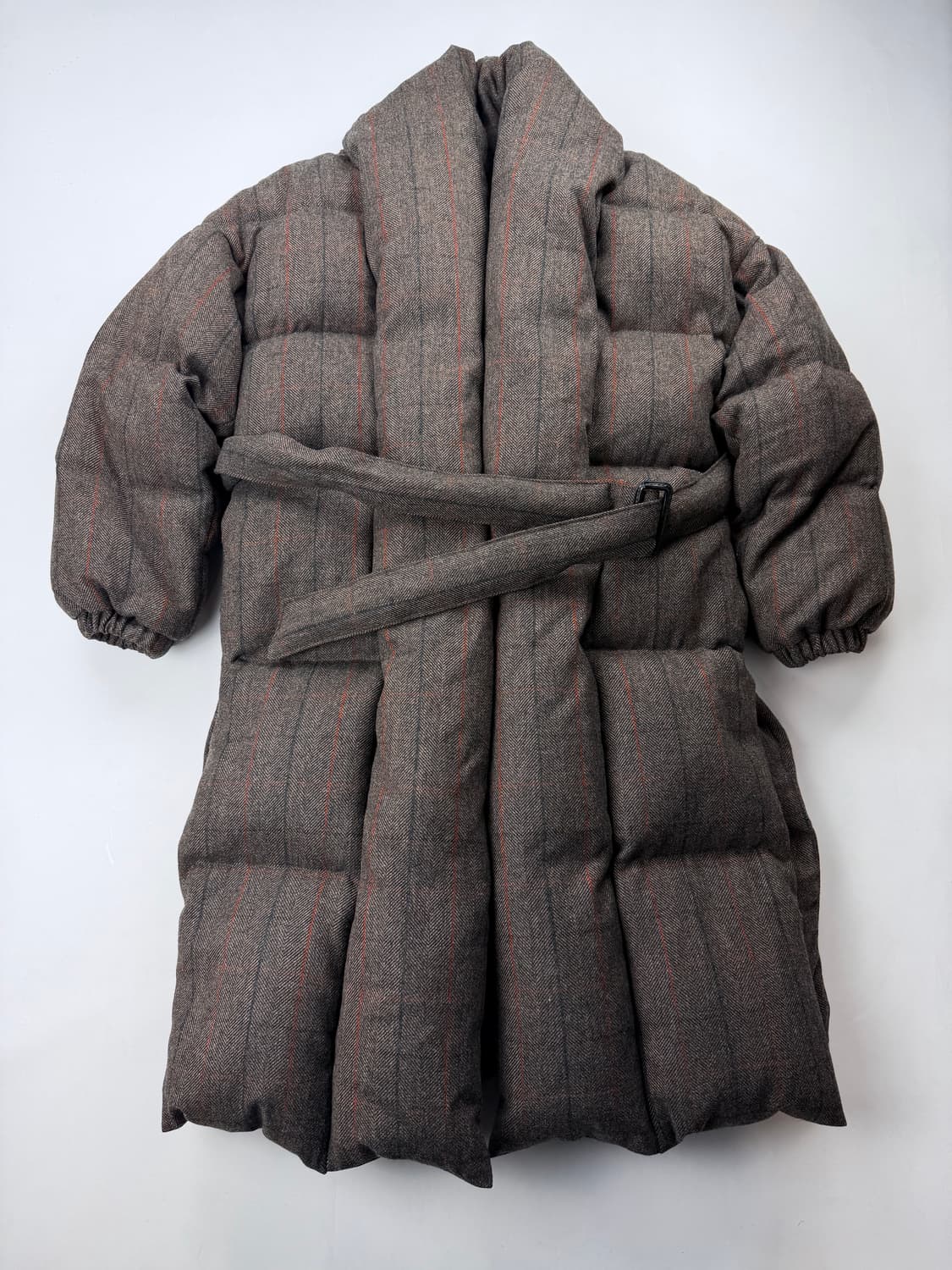 비클라(becla) 아브라함 문 울 헤링본 패딩 코트 상품이미지1