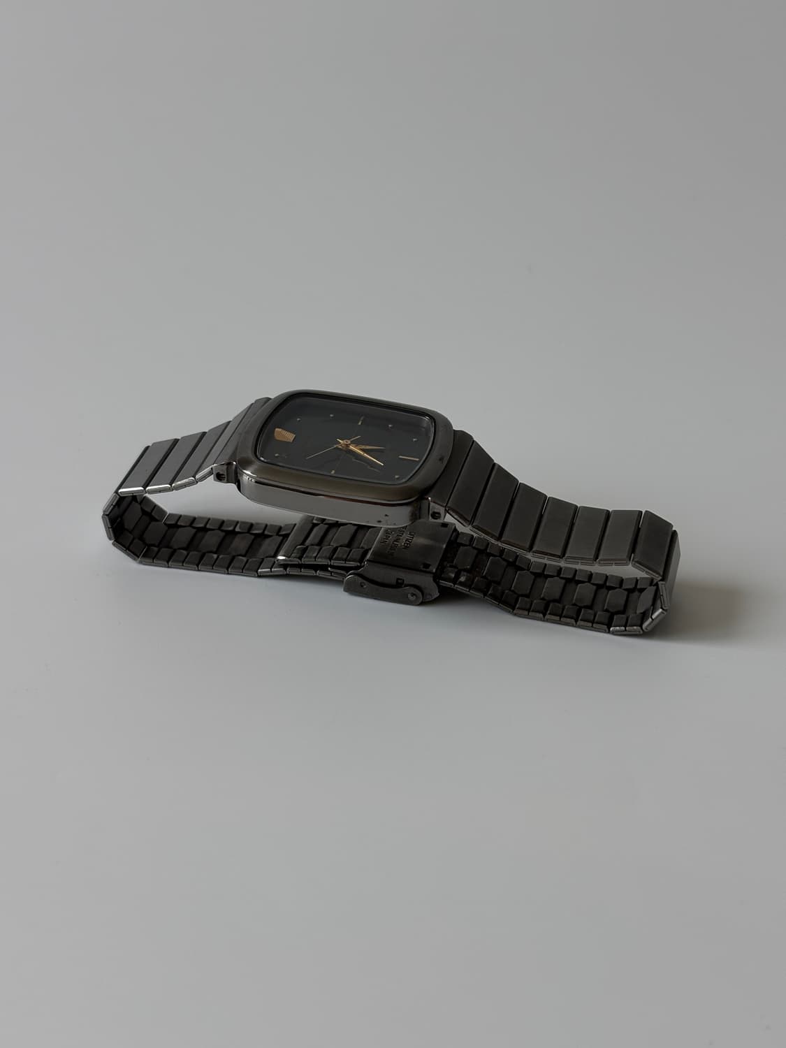 시티즌 1980년대 CQ 블랙 스퀘어 쿼츠 남성 상품이미지4