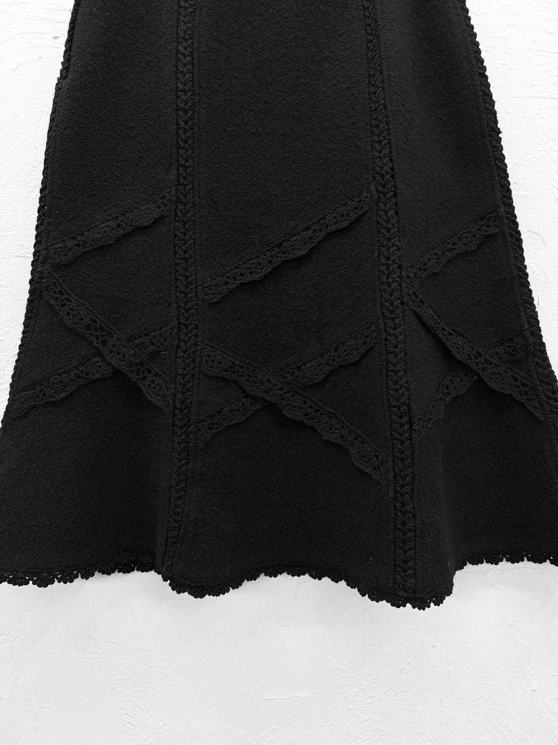 atsuro tayama 레이스 울 스커트 상품이미지4