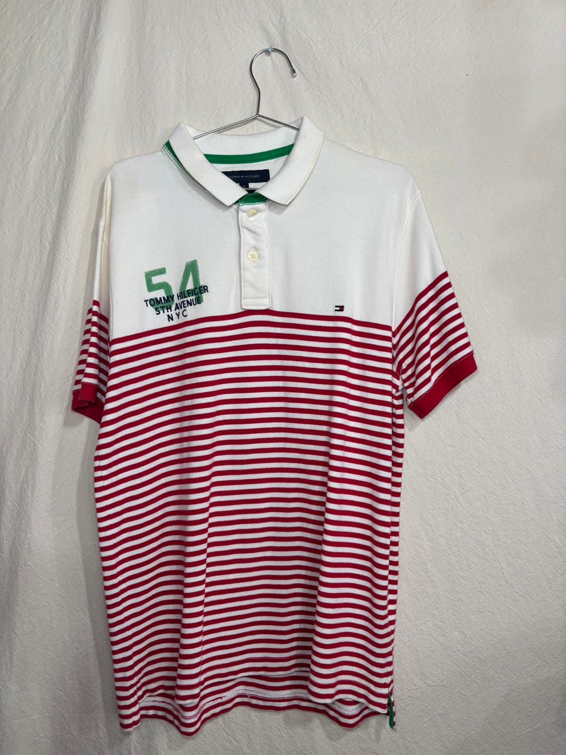 TOMMY HILFIGER 스트라이프 카라 반팔 상품이미지1