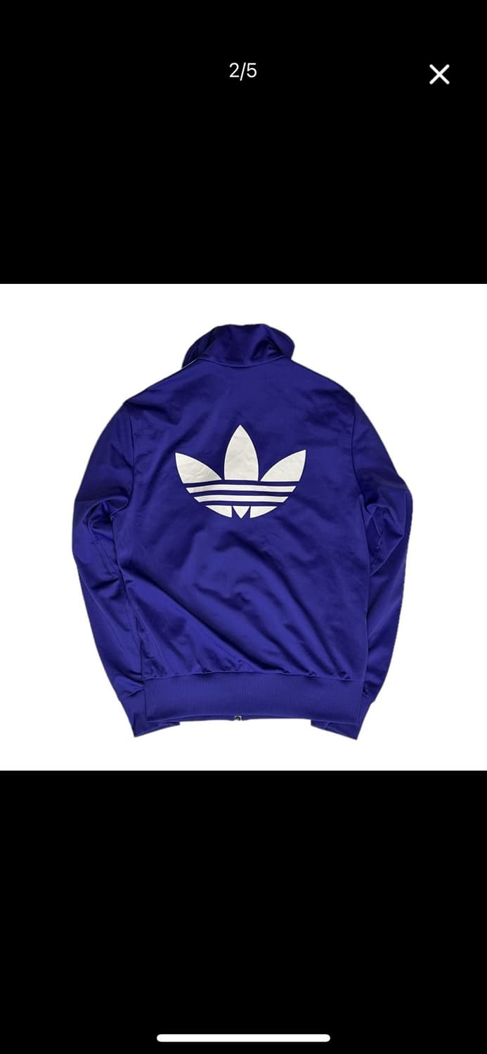 아디다스 퍼플 빅로고 파이어버드 져지 상품이미지2