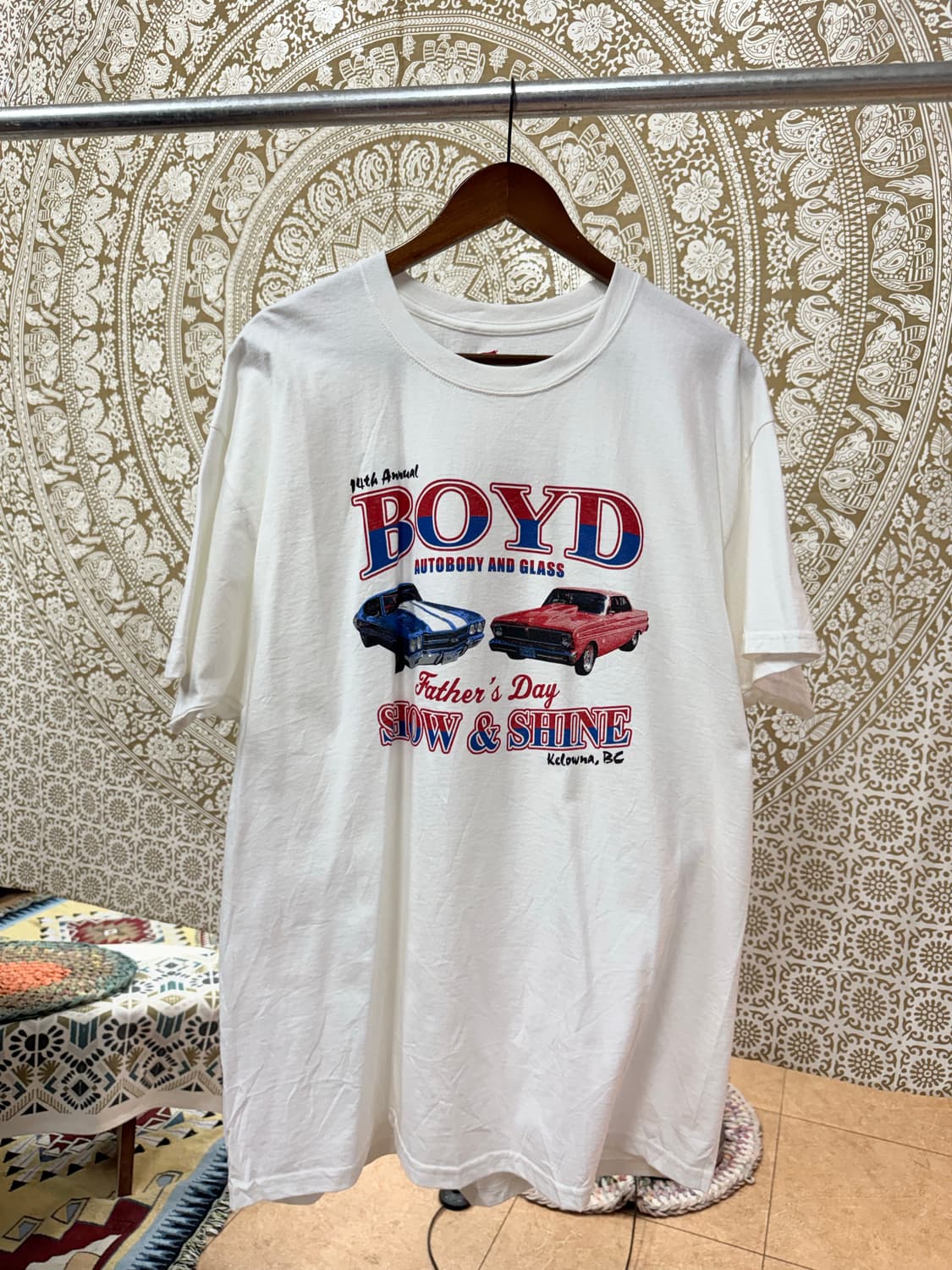 Hanes 헤인즈 USA 빈티지 프린팅 반팔 티 (Z1014)  상품이미지3