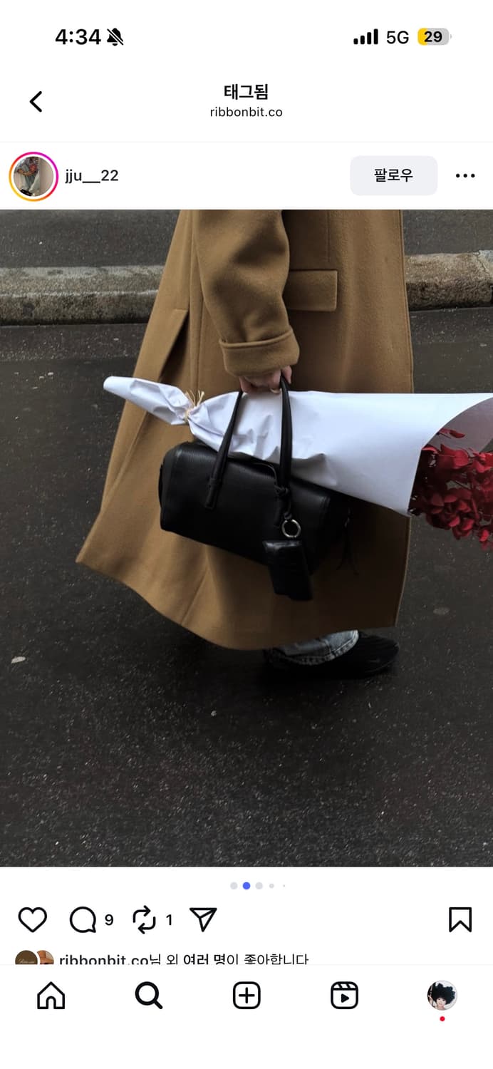 리본빛 Amber Mini Bag 가방 (새상품) 상품이미지1